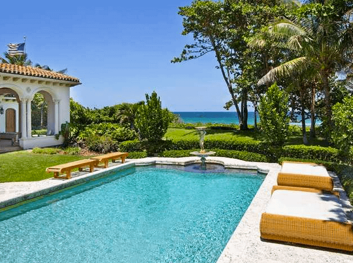 Million Mediterranean Oceanfront Mansion In Hillsboro Beach Fl