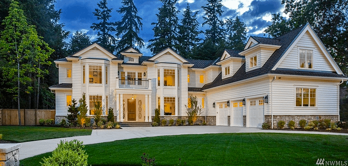 10,000 Square Foot Newly Built Traditional Mansion In Medina, WA ...