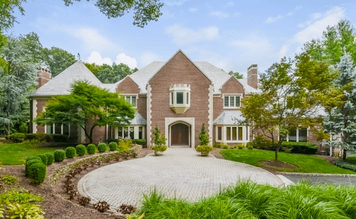 10,000 Square Foot Brick & Limestone Mansion In Franklin Lakes, NJ ...