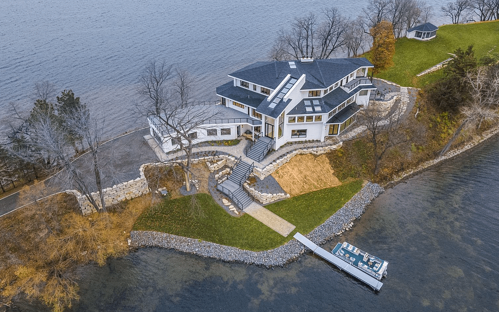 Luxury Home On A Private Island In Minnesota (PHOTOS)