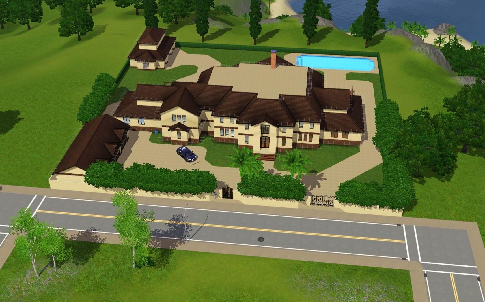 mansion floor plans sims 3