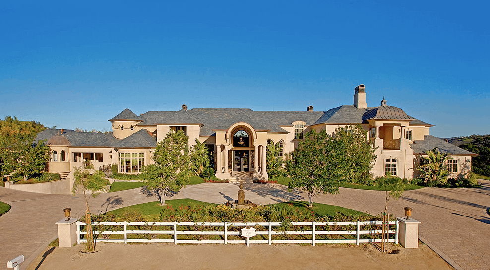 Extraordinary French Normandy Estate in Hidden Hills - Homes of the Rich