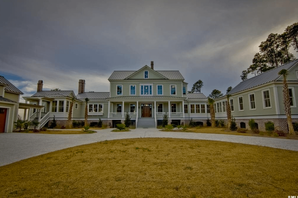 5.9 Million Newly Listed Plantation Style Waterfront Home In Okatie