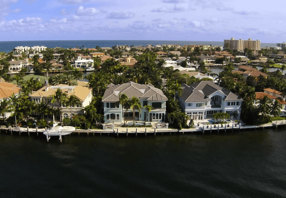 6.295 Million Newly Built Waterfront Home In Highland Beach, FL
