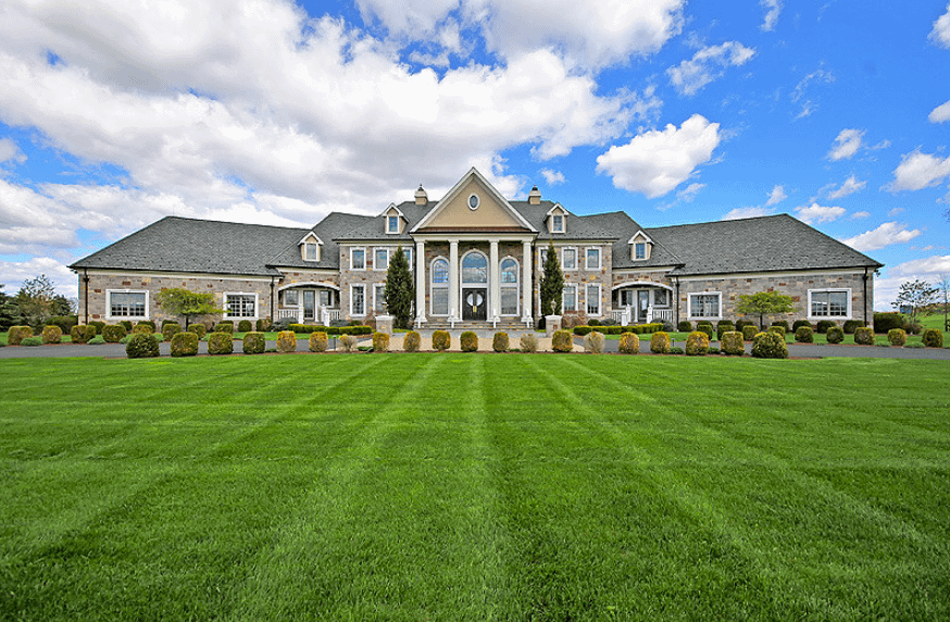 3.2 Million 11,000 Square Foot Colonial Mansion In Pittstown, NJ