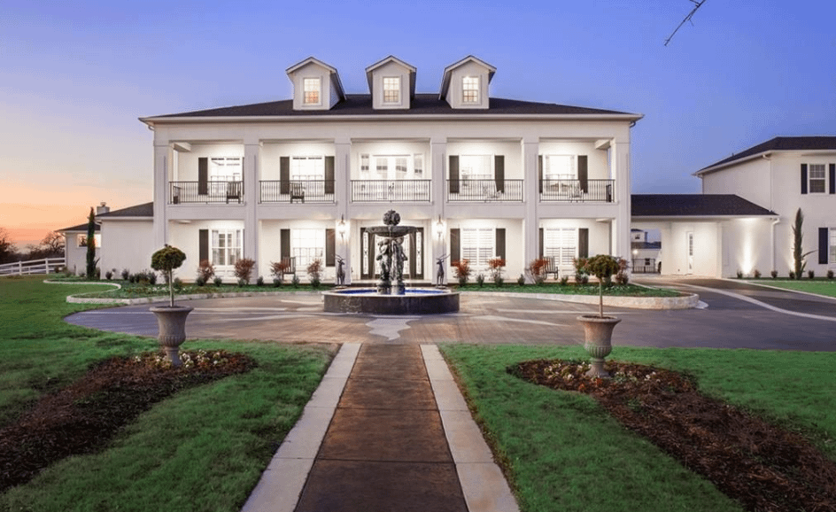20,000 Square Foot Plantation Style Mansion In Pilot Point, TX Homes