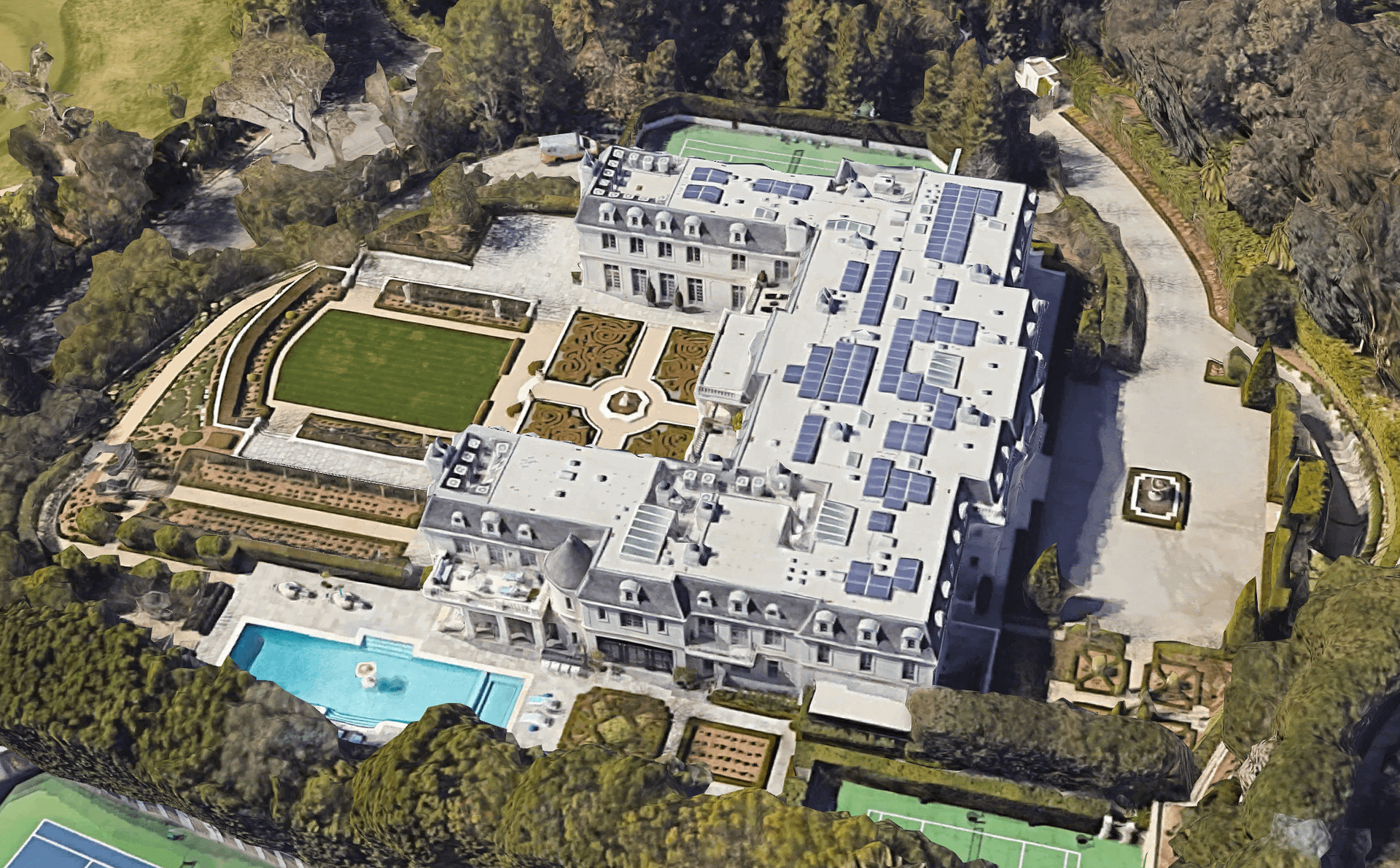 Inside A 60,000 Square Foot Bel Air Mega Mansion (PHOTOS)