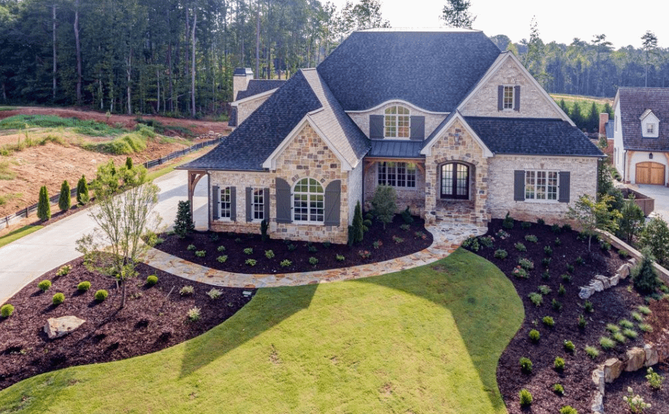 Newly Built Brick & Stone Home In Milton, Homes of the Rich