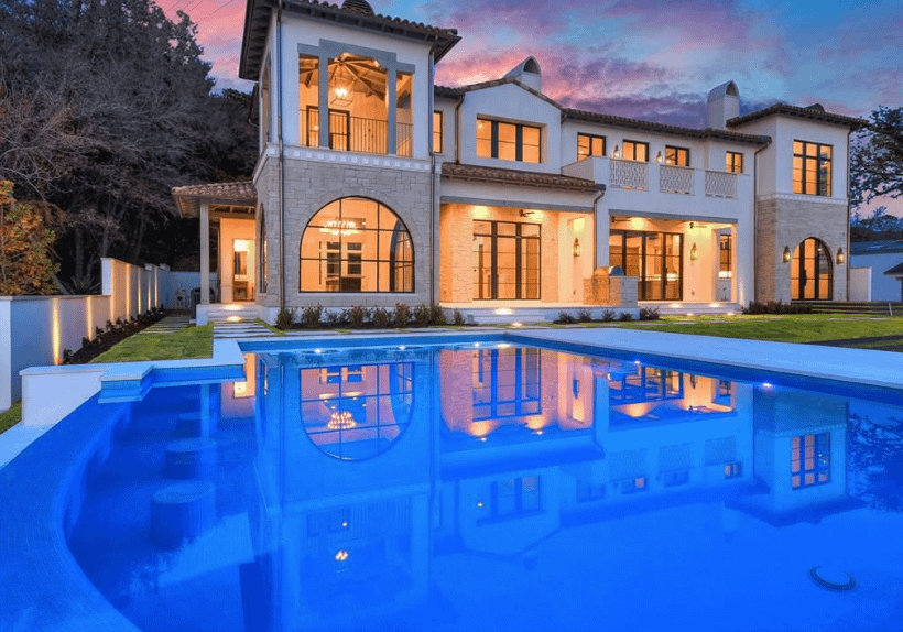 Lakefront New Build In Austin, Texas Homes of the Rich