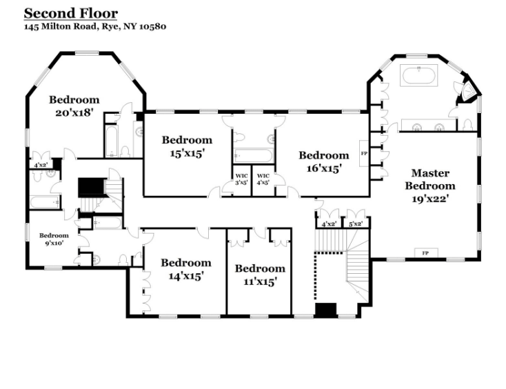 Historic Brick Home In Rye, New York (FLOOR PLANS) - Homes of the Rich