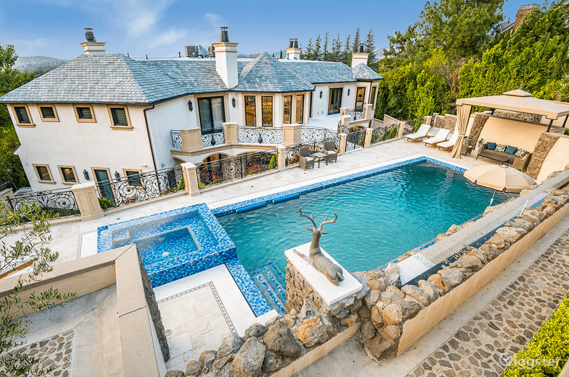 Rent This French Style California Home For Your Next Event (PHOTOS) Homes of the Rich