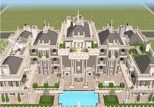 Sims 3 Super Mansions - Homes of the Rich