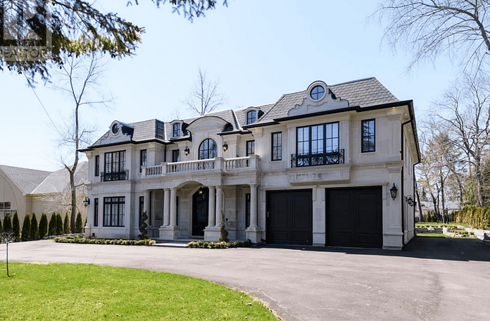 Newly Built Limestone Home In Ontario, Canada - Homes of the Rich