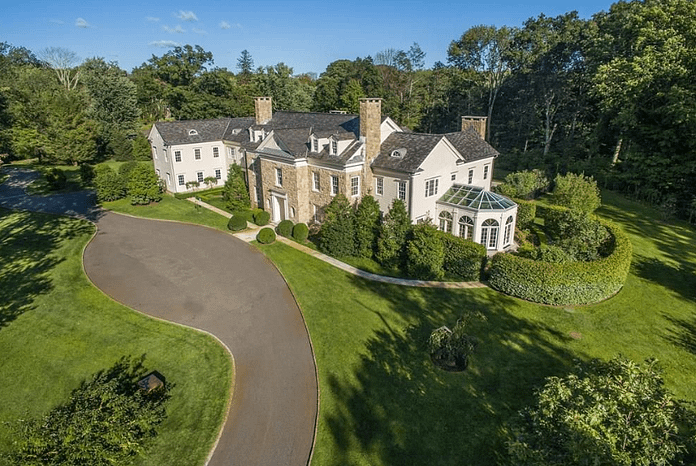 13,000 Square Foot Colonial Style Mansion In New Canaan, Connecticut ...