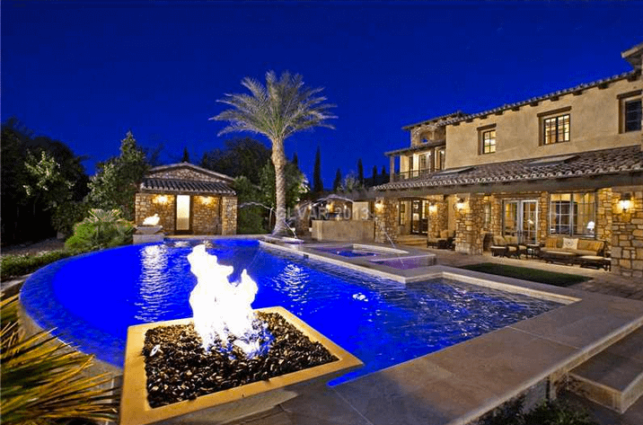 $5.9 Million Stone Mansion In Las Vegas, NV - Homes of the Rich