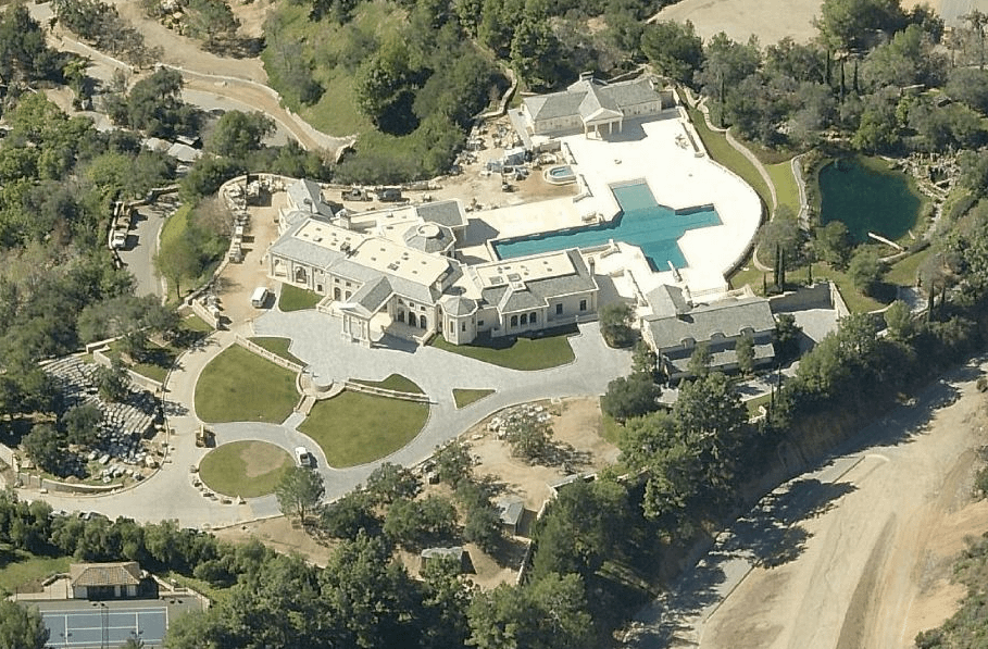Updated Bird's Eye View Of 172 Bliss Canyon Road In Bradbury, CA Homes of the Rich