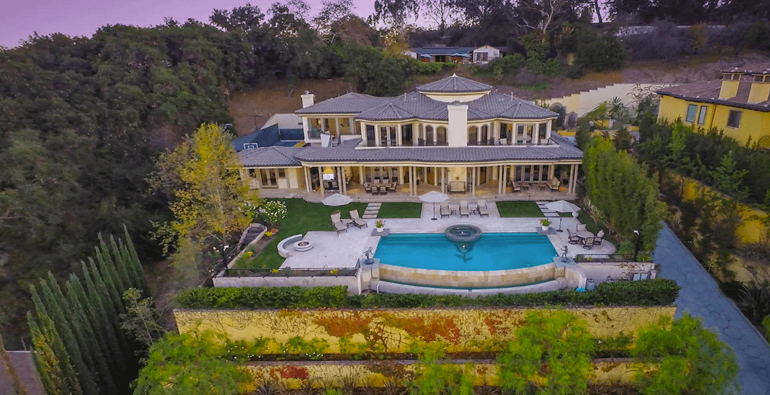 5.9 Million Gated Mediterranean Mansion In Sherman Oaks, CA Homes of