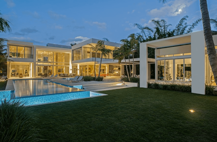 $32 Million Newly Built Modern Waterfront Mansion In Miami Beach, FL ...