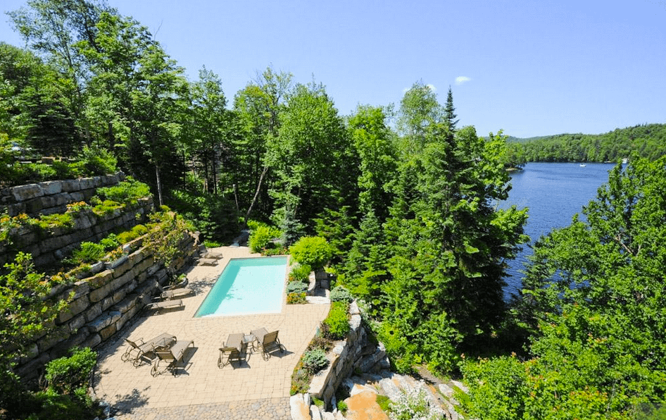 Waterfront Stone Home In Quebec, Canada Homes of the Rich