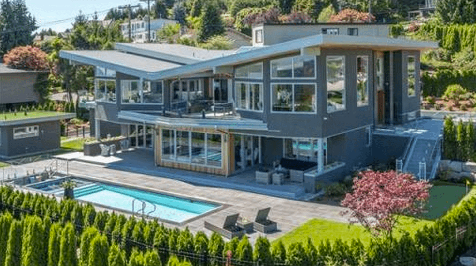 $10.8 Million Newly Built Contemporary Mansion In West Vancouver ...