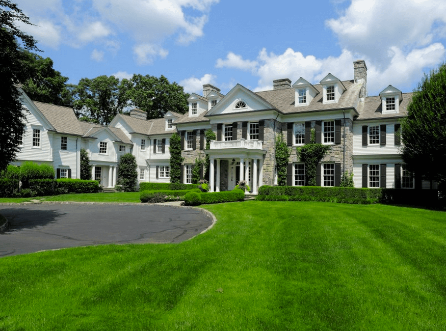 14,000 Square Foot Colonial Mansion In Greenwich, CT Homes