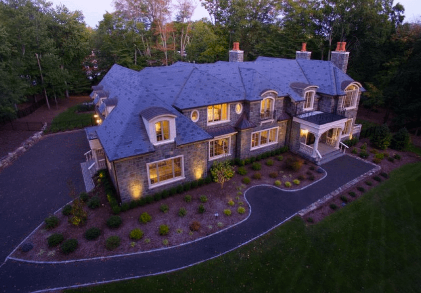 6.395 Million Newly Built Stone Mansion In Saddle River, NJ Homes of