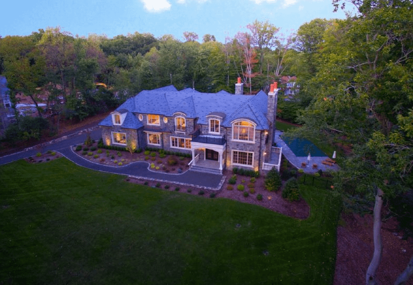 $6.395 Million Newly Built Stone Mansion In Saddle River, NJ - Homes Of ...