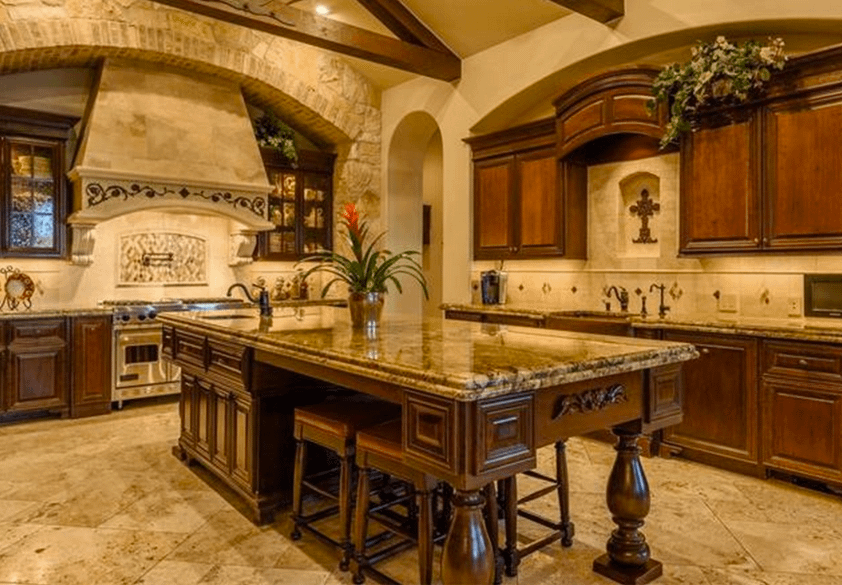 $4.2 Million Waterfront Tuscan Mansion In Jonestown, TX - Homes of the Rich