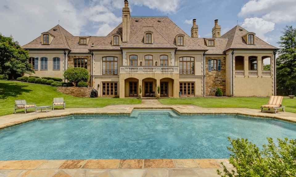 10,000 Square Foot French Country Mansion In Paron, AR Homes of the Rich