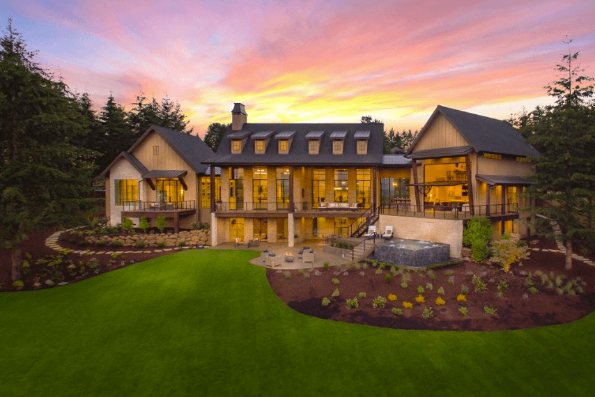 4.195 Million Newly Built Contemporary Home In West Linn, OR Homes