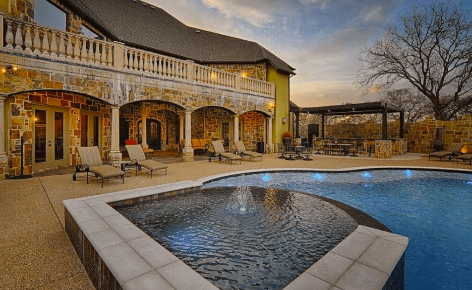 10,000 Square Foot Stone & Stucco Mansion In Burleson, TX - Homes of ...