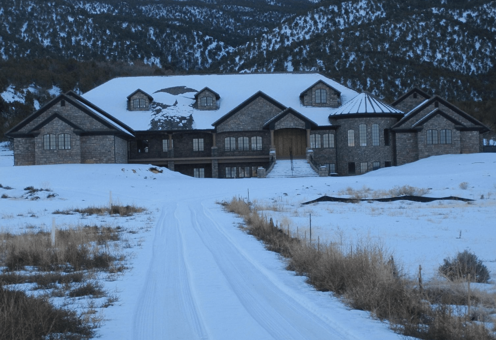 Unfinished 37,000 Square Foot Home In Parowan, Utah Homes of the Rich