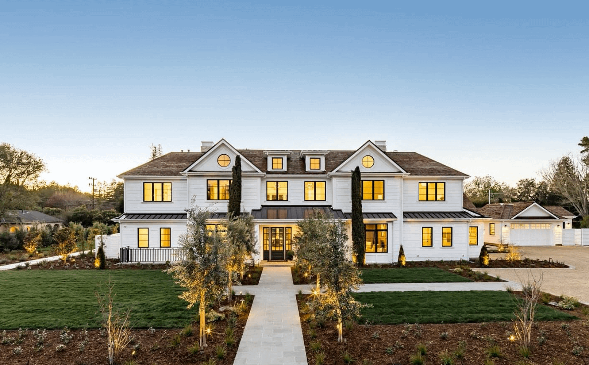 13 Million Newly Built Estate In Atherton, California Homes of the Rich