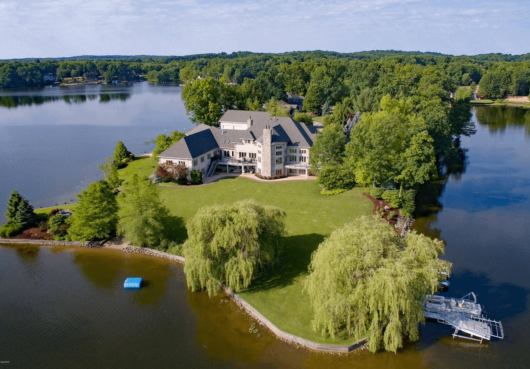 Lakefront Home In Sturgis, Michigan With Indoor Pool (photos)