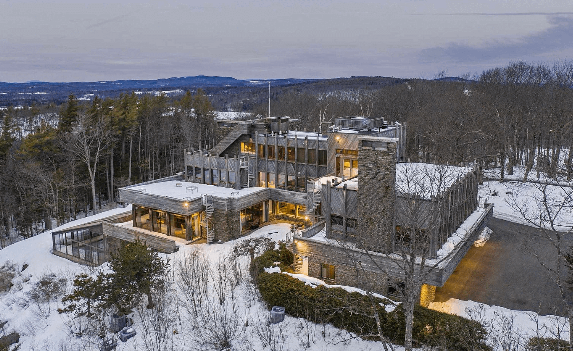 Unique Architectural Home In Dublin, New Hampshire With Indoor Pool