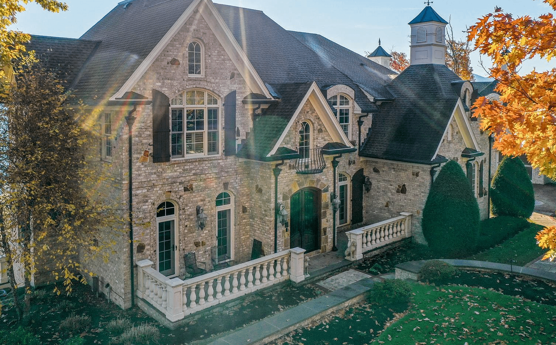 8 Million Lakefront Brick Home In Gilford, New Hampshire (PHOTOS