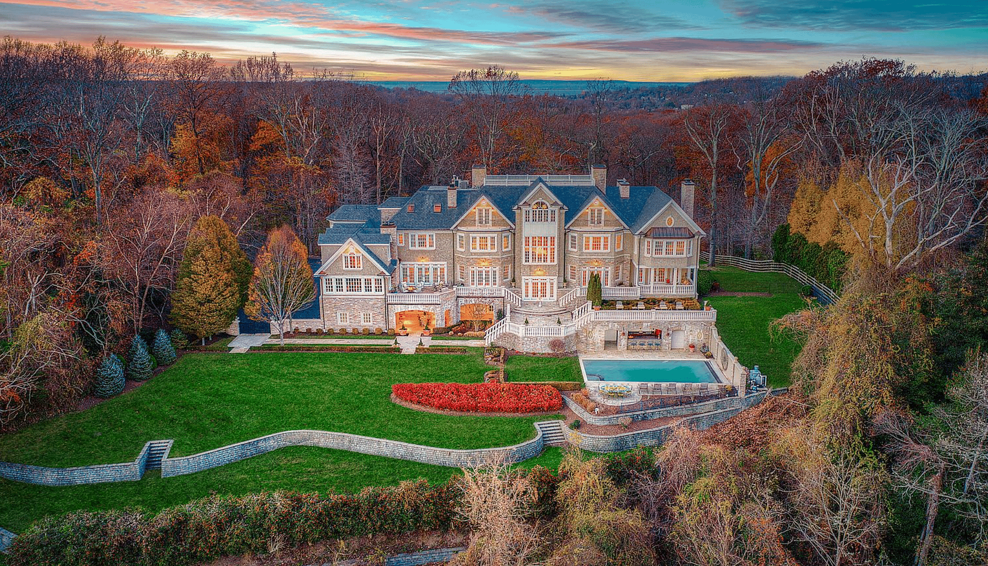 13 Million Colonial Style Home In Rumson, New Jersey (PHOTOS) Homes
