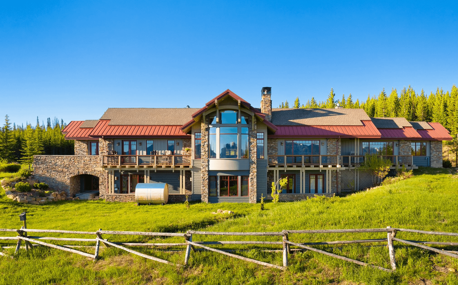 Montana Home On 20 Acres With Trout Pond (PHOTOS)