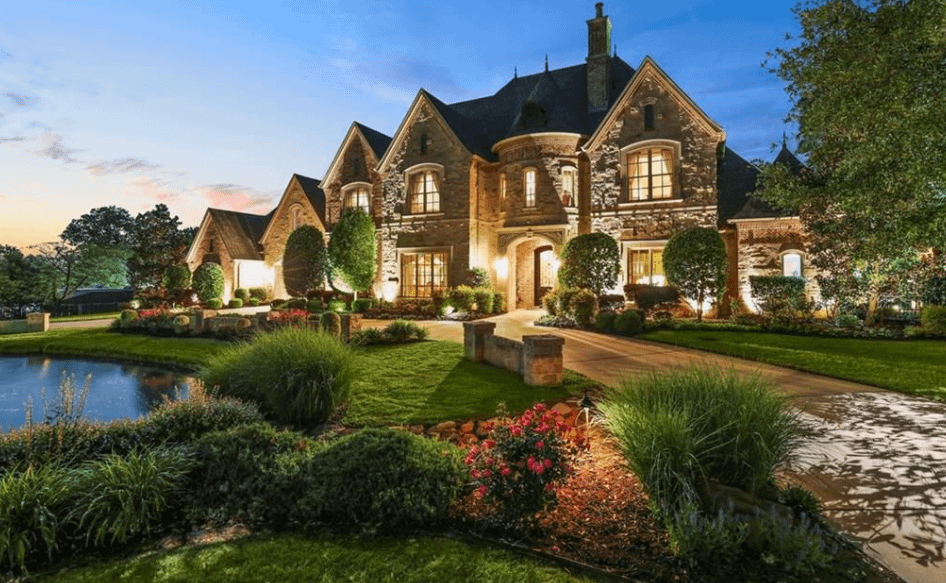 Gated Stone & Brick Home In Colleyville, Texas (PHOTOS) - Homes of the Rich