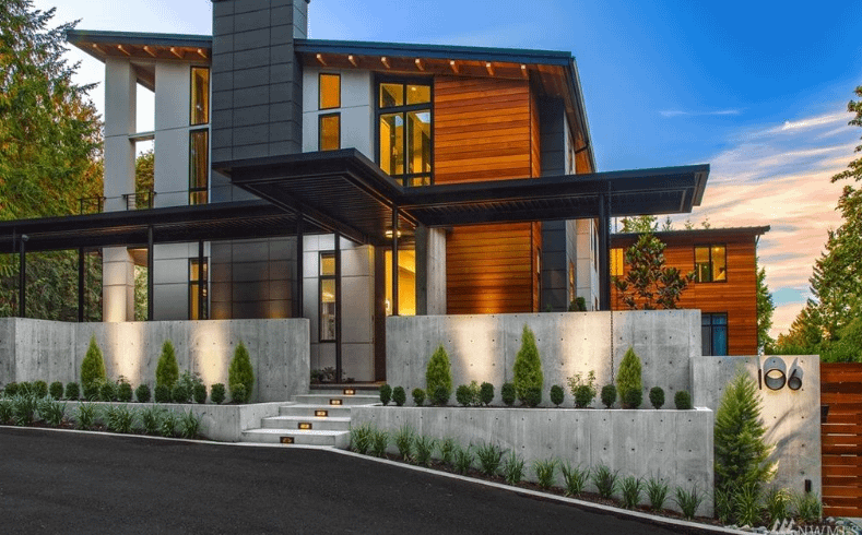 $6.95 Million Contemporary Style New Build In Bellevue, Washington