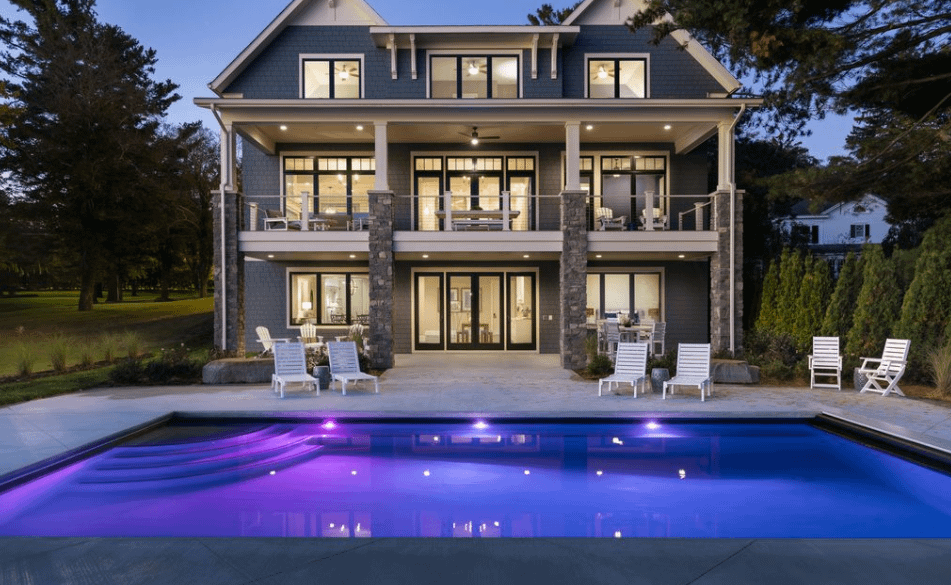 Newly Built Lakefront Home In Holland, Michigan Homes of the Rich