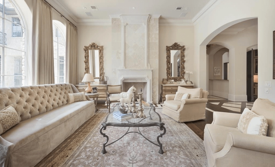 French Style Stone Home In Houston, Texas - Homes of the Rich