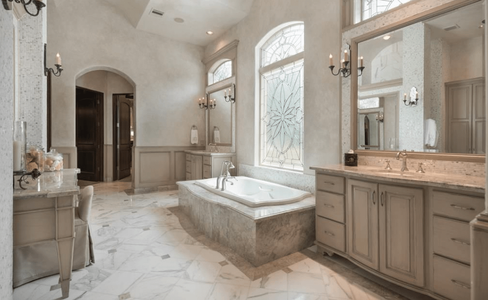 French Style Stone Home In Houston, Texas - Homes of the Rich