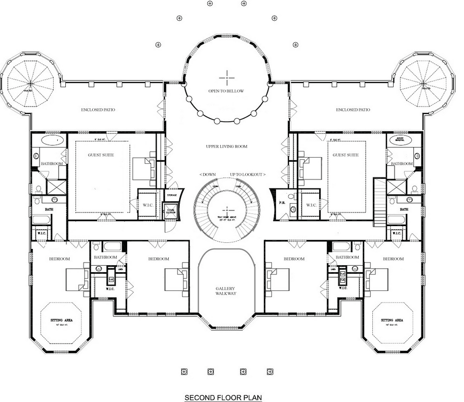 A HOTR Reader's Revised Floor Plans To A 17,000 Square Foot Mansion ...