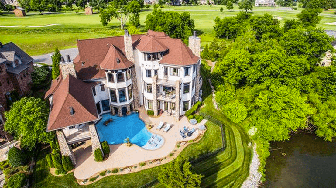 $3.499 Million Lakefront Mansion In Gallatin, Tn - Homes Of The Rich