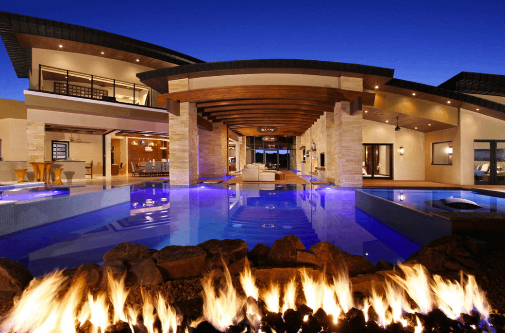 Waters Edge - A Stunning Contemporary Mansion In Las Vegas, Nv - Homes 