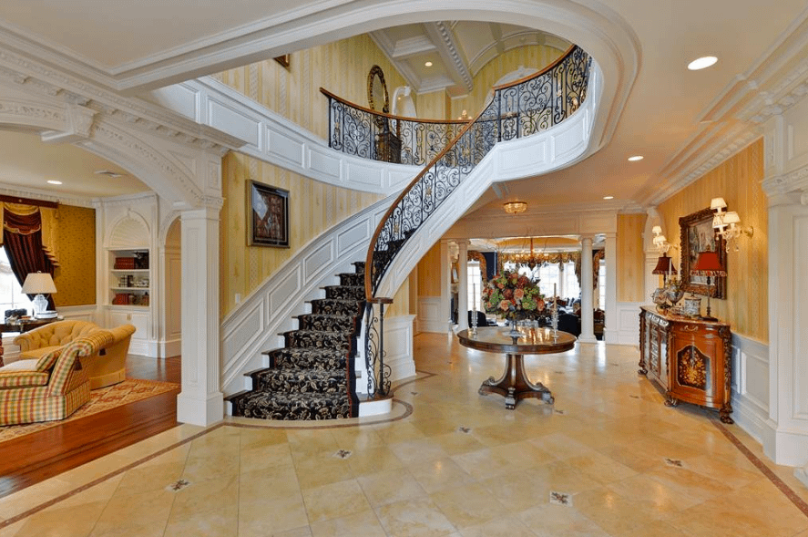 17,000 Square Foot Brick Mansion In Cresskill, New Jersey - Homes of ...