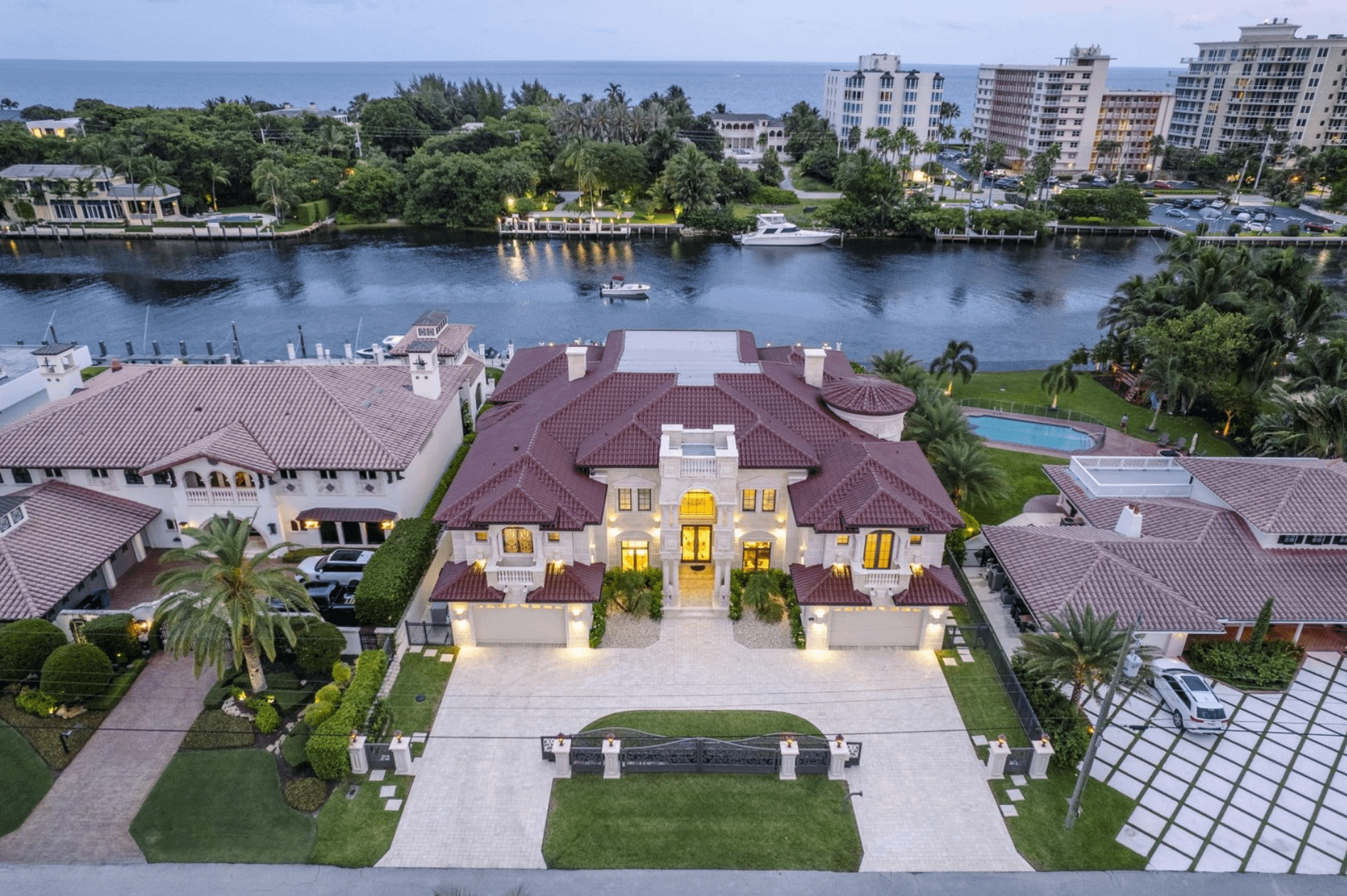 Lavish $13 Million Waterfront Home In Lighthouse Point, Florida (PHOTOS ...