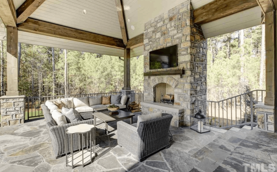 Newly Built Stone & Wood Home In Raleigh, North Carolina - Homes Of The 