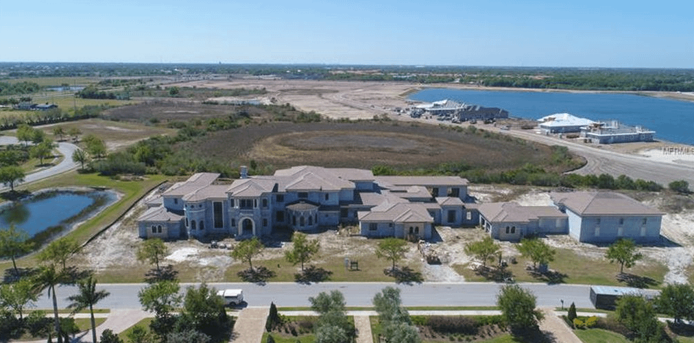 22,000 Square Foot Mansion Under Construction In Bradenton, Florida
